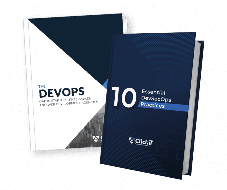 Two DevOps ebooks side by side